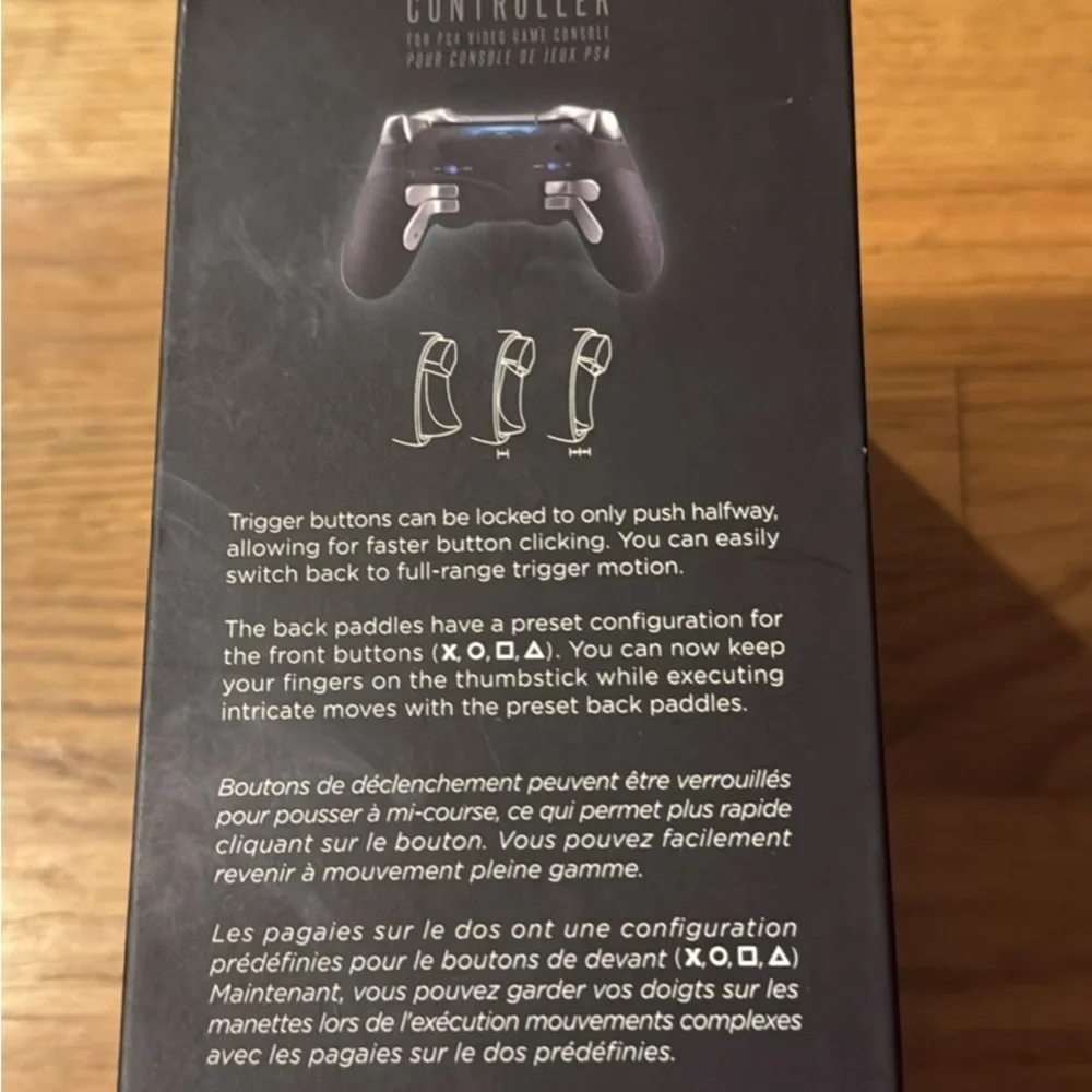 Emio Elite Controller for PlayStation 4 – Customizable Pro Gaming Controller